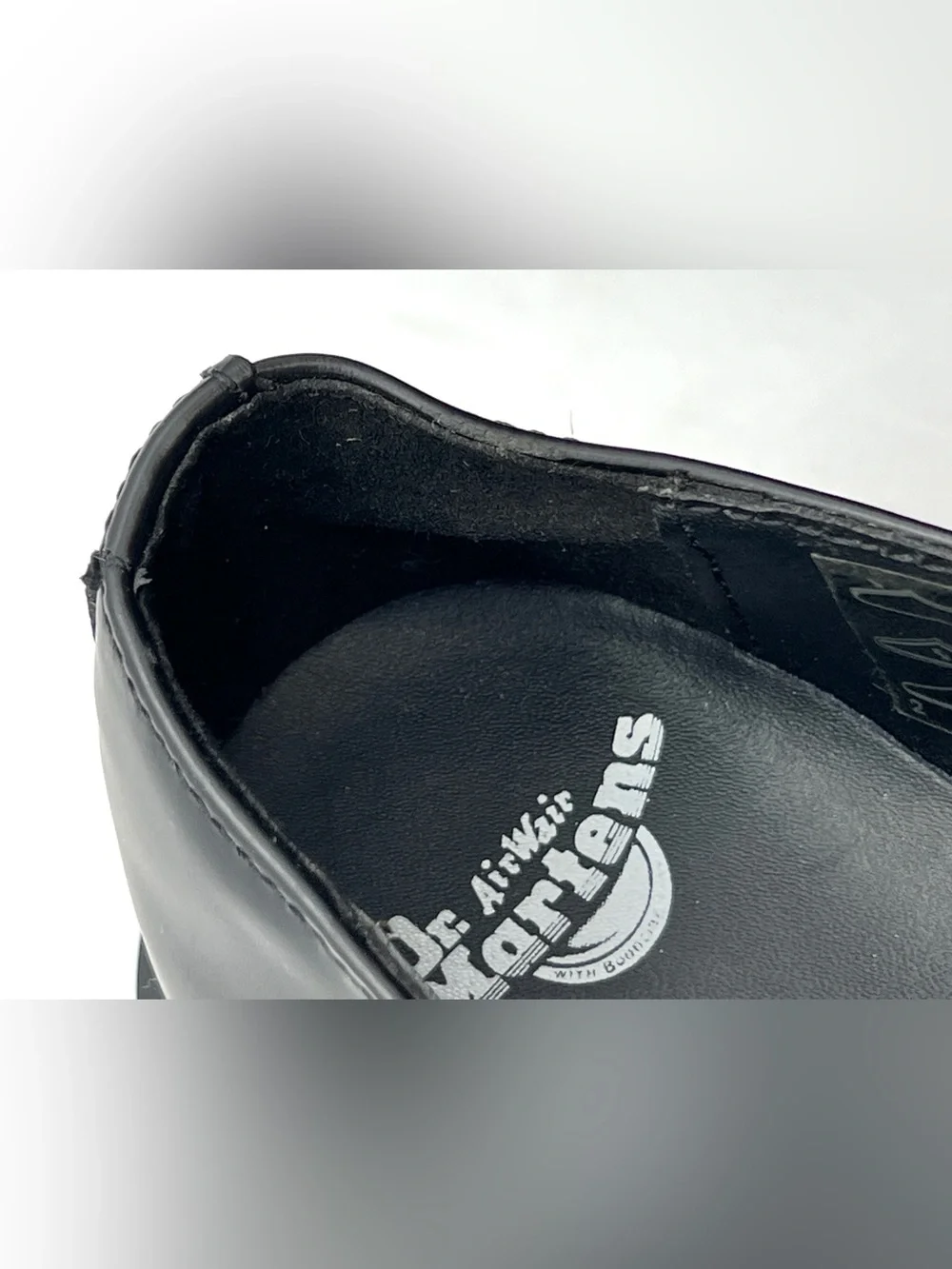 Dr. Martens 1461 Quad Platform Oxford Shoes Black Smooth Leather Women's US 6